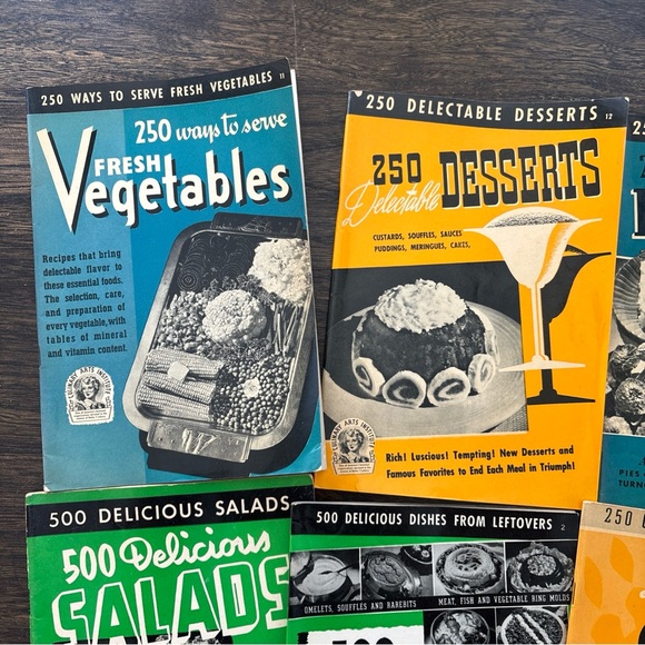 Vintage Cookbook Collection Set - Picture 2 of 7